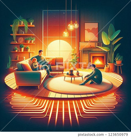 地暖讓你溫暖 123650979