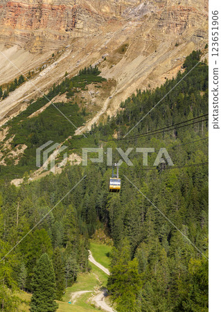 Ortisei Furnes cabin to Seceda in Dolomites, Italy Ortisei Furnes cabin to Seceda in Dolomites, Italy 123651906