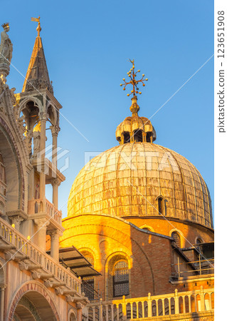 Basilica San Marco close-up, Venice, Italy 123651908