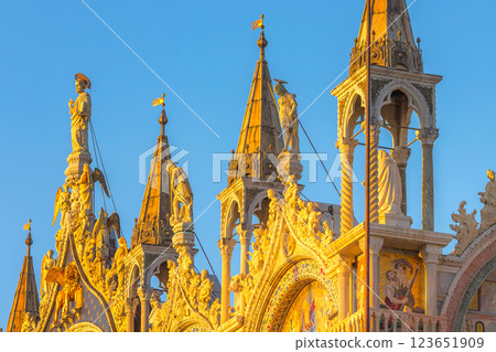 Basilica San Marco close-up, Venice, Italy 123651909