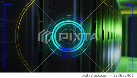 Image of digital data processing over computer servers Image of digital data processing over computer servers 123652408