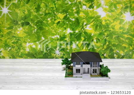 房屋抵押房地產形象微縮模型 123653120