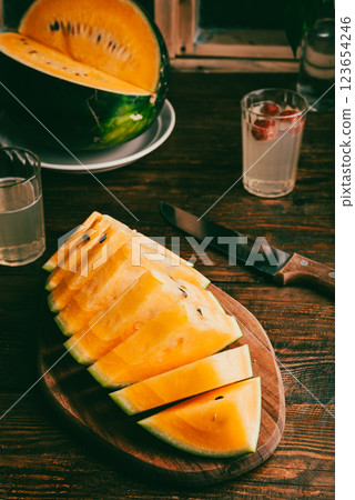 Sweet Yellow Watermelon Sweet Yellow Watermelon 123654246