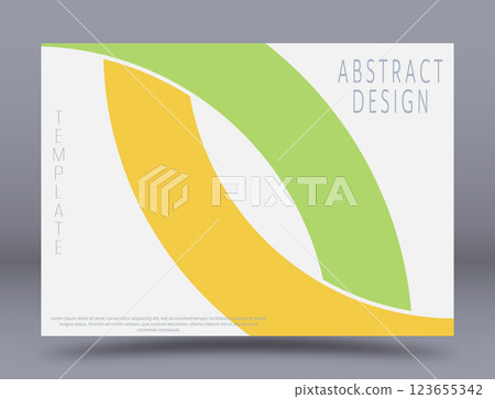 Design template for product packaging, simple backgrounds, cover, banner, brochure, poster. 123655342