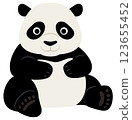 微笑熊貓插圖 123655452