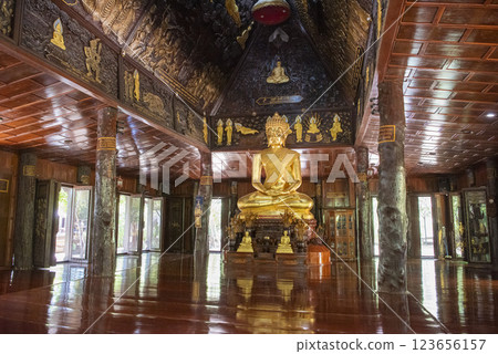 THAILAND KALASIN SAHATSAKHAN WAT PHUTTHANIMIT PHU KHAO THAILAND KALASIN SAHATSAKHAN WAT PHUTTHANIMIT PHU KHAO 123656157