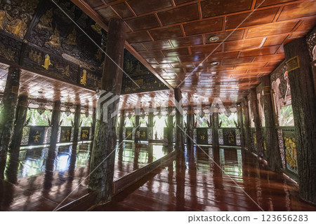 THAILAND KALASIN SAHATSAKHAN WAT PHUTTHANIMIT PHU KHAO 123656283