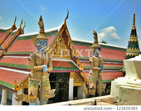 玉佛寺 (Wat Phra Kaew)，曼谷，泰國 123656365