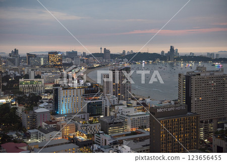 THAILAND PATTAYA CITY SKYLINE THAILAND PATTAYA CITY SKYLINE 123656455