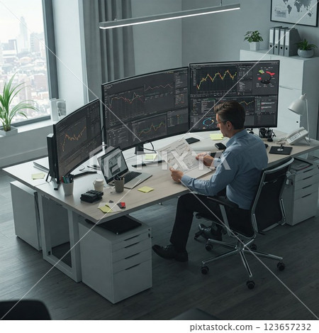 Business people working in the office Business people working in the office 123657232