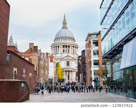 St. Paul's Cathedral, London *Some parts soft focus 123657422