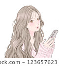 有智慧型手機的女人 123657623