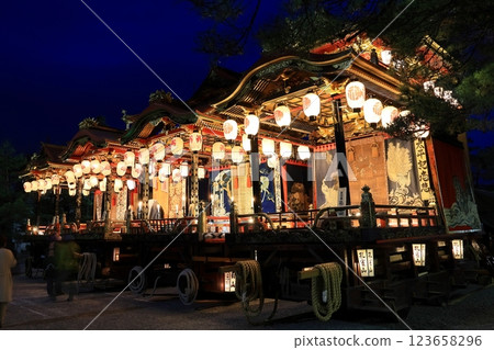 長濱曳山祭 - 傍晚的夜景 123658296