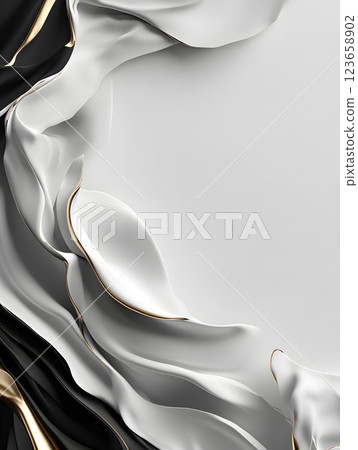 gradient abstract background with fabric waves. Realistic luxury wallpaper with lines for design gradient abstract background with fabric waves. Realistic luxury wallpaper with lines for design 123658902
