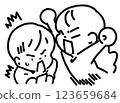 Illustration of a woman getting angry at a man playing with a smartphone 123659684