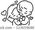 A simple illustration of a happy couple 123659686