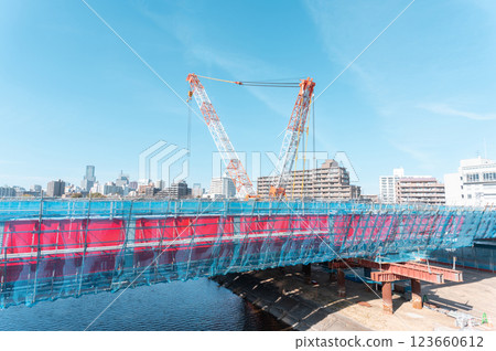 橋樑施工工作 123660612