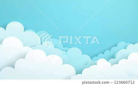 soft white clouds on blue sky as abstract background soft white clouds on blue sky as abstract background 123660712