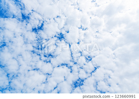blue sky and white clouds 123660991