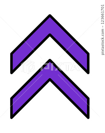 Double Arrow Icon (Purple) 123661701