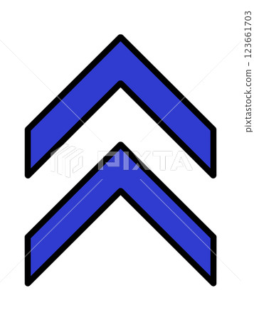 Double Arrow Icon (Blue) 123661703