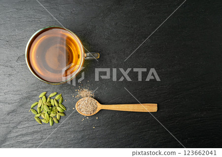Cardamom Tea, Cardamon Drink, Kardamon Infusion, Cardamum Spice Beverage, Natural Tonic Energy Drink Cardamom Tea, Cardamon Drink, Kardamon Infusion, Cardamum Spice Beverage, Natural Tonic Energy Drink 123662041