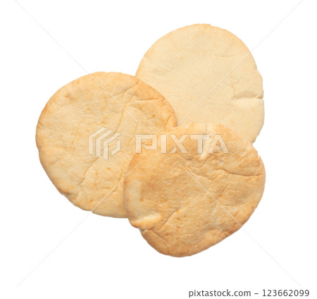 Pita flat bread, wheaten pitta flatbread also known as Arabic bread, chapati, greek pita naan, khubz 123662099