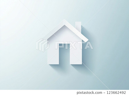 Papercraft house materials Generative AI Papercraft house materials Generative AI 123662492