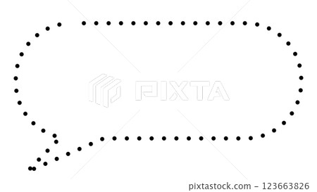 簡單的橢圓形氣泡（透明背景） 123663826