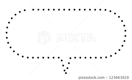 簡單的橢圓形氣泡（透明背景） 123663828