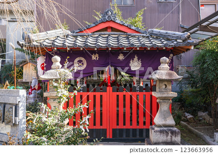 Kinsatsumiya (shrine of good luck and fortune), branch shrine of Kimioka Inari Daimyojin, Takajo-cho, Fushimi-ku, Kyoto City Kinsatsumiya (shrine of good luck and fortune), branch shrine of Kimioka Inari Daimyojin, Takajo-cho, Fushimi-ku, Kyoto City 123663956