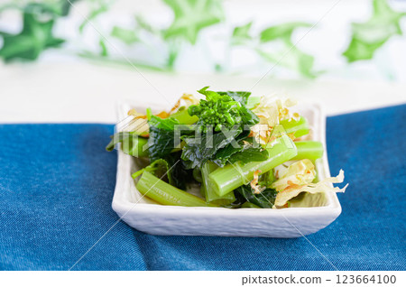 煮山葵葉 煮山葵葉 123664100