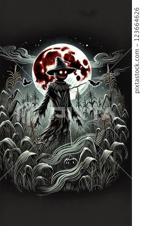 萬聖節插圖 123664626