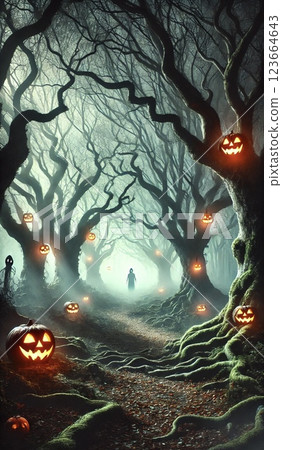 Halloween illustration 123664643