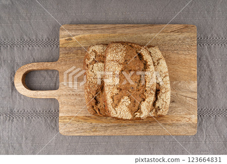 Whole wheat brown bread, fitness pumpkin carrot buns with seeds, cereal bread grain bun 123664831