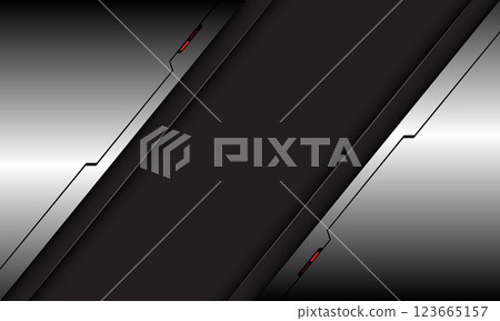 Abstract metal cyber black circuit red light power futuristic technology geometric gey blank space design modern creative background vector Abstract metal cyber black circuit red light power futuristic technology geometric gey blank space design modern creative background vector 123665157