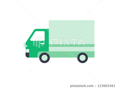 Truck simple icon Truck simple icon 123665481