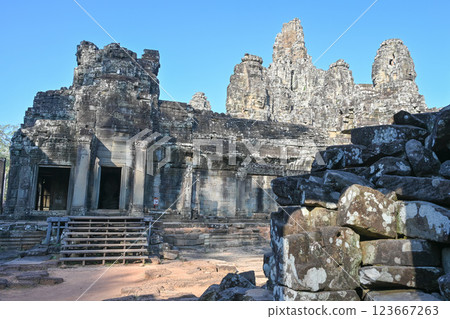Angkor Thom Bayon Temple, Angkor Archaeological Park, Cambodia 123667263