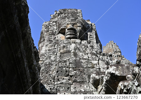 Angkor Thom Bayon Temple, Angkor Archaeological Park, Cambodia Angkor Thom Bayon Temple, Angkor Archaeological Park, Cambodia 123667270
