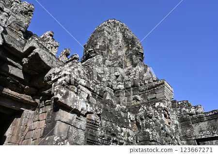 Angkor Thom Bayon Temple, Angkor Archaeological Park, Cambodia 123667271