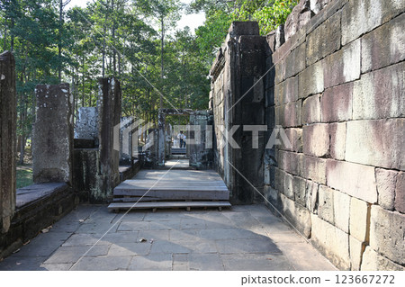 Angkor Thom Bayon Temple, Angkor Archaeological Park, Cambodia 123667272