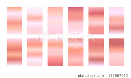 premium rose gold gradients set premium rose gold gradients set 123667953