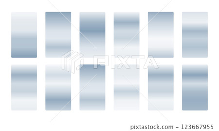 metallic silver soft gradients set metallic silver soft gradients set 123667955