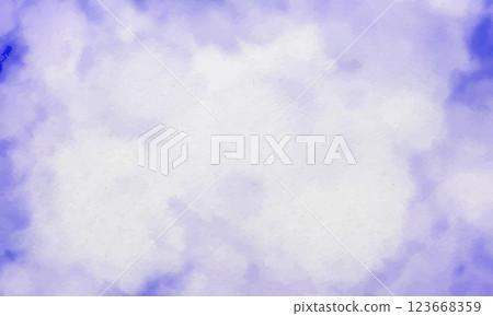 Hand painted watercolor sky and clouds abstract watercolor background 123668359