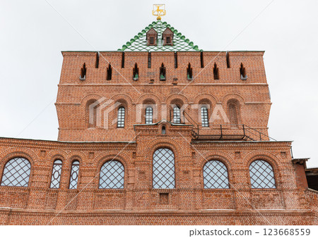 Dmitrievskaya Tower of the Nizhny Novgorod Kremlin, Russia 123668559