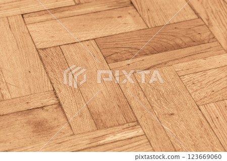 Detailed view of a wooden parquet. Background photo texture Detailed view of a wooden parquet. Background photo texture 123669060