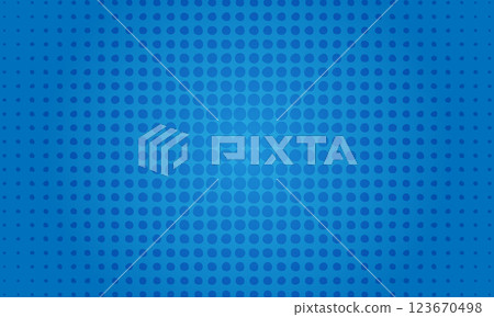 Blue abstract comic style background with light halftone effects vector illustration Blue abstract comic style background with light halftone effects vector illustration 123670498