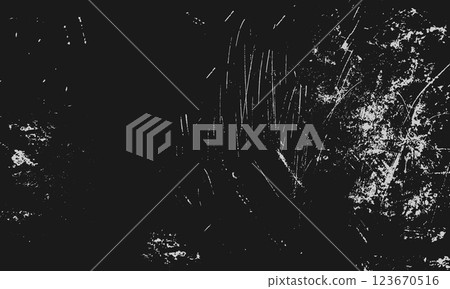 Distressed overlay texture of rusty peeled metal 123670516