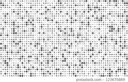Abstract halftone squares background 123670869