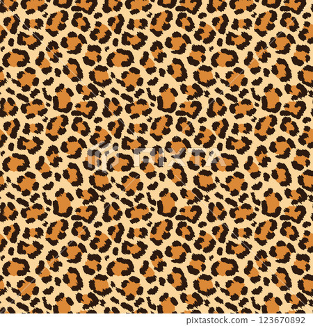 Seamless vector pattern of leopard skin and fur in high quality. 123670892